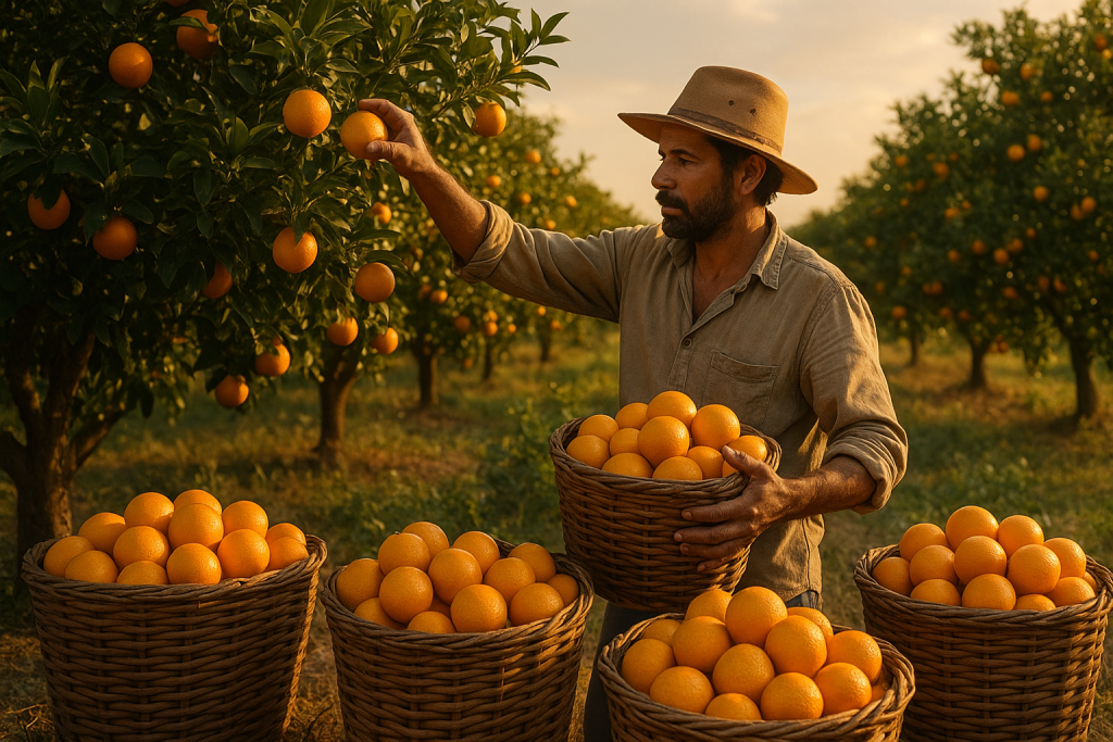 De onde vem a laranja que você consome Essa pergunta pode ser respondida de uma maneira fácil e até surpreendente.
